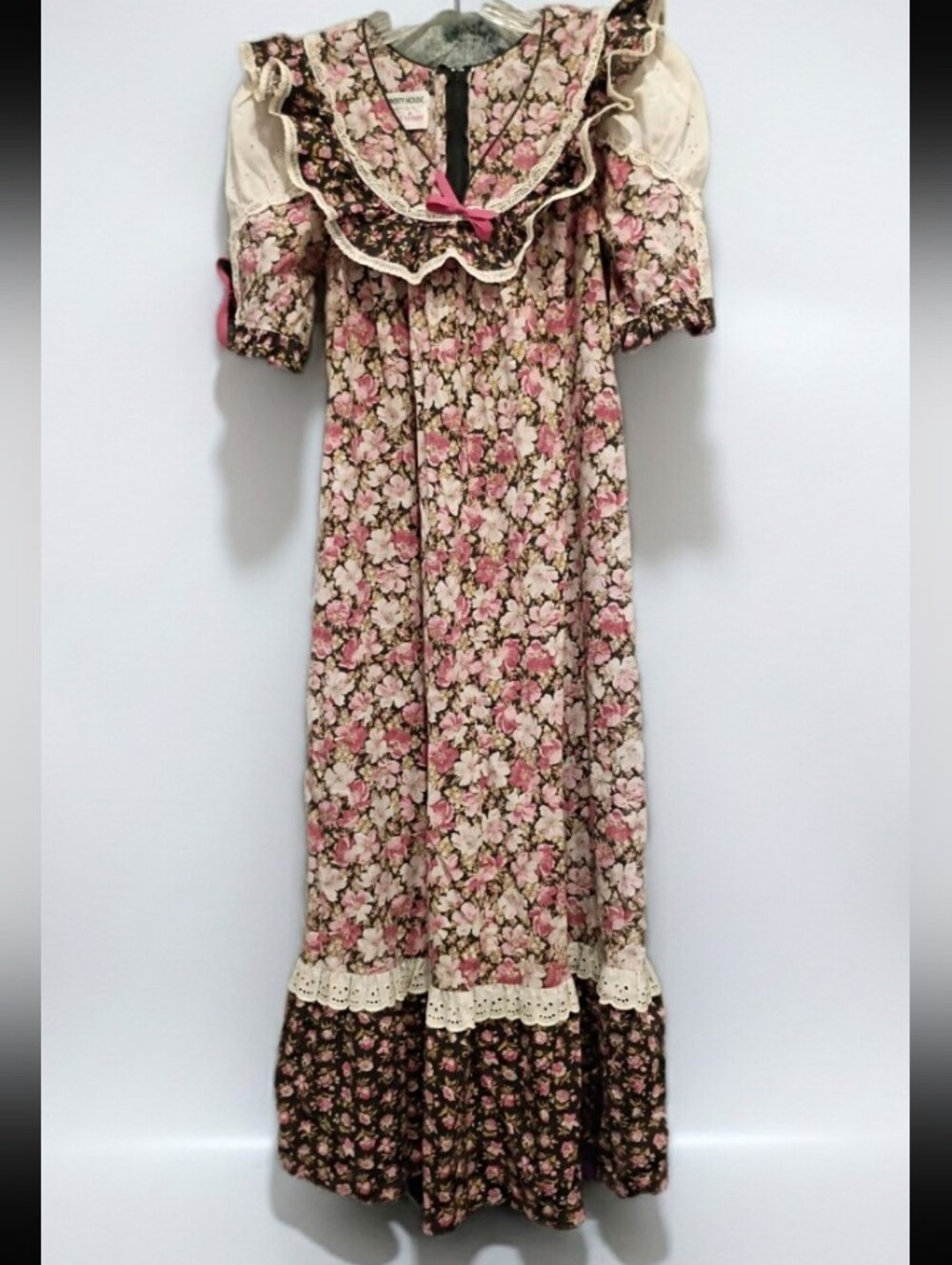 Vintage Liberty House/Good Times Holomu'u- Ruffled Missionary Style Dress SP